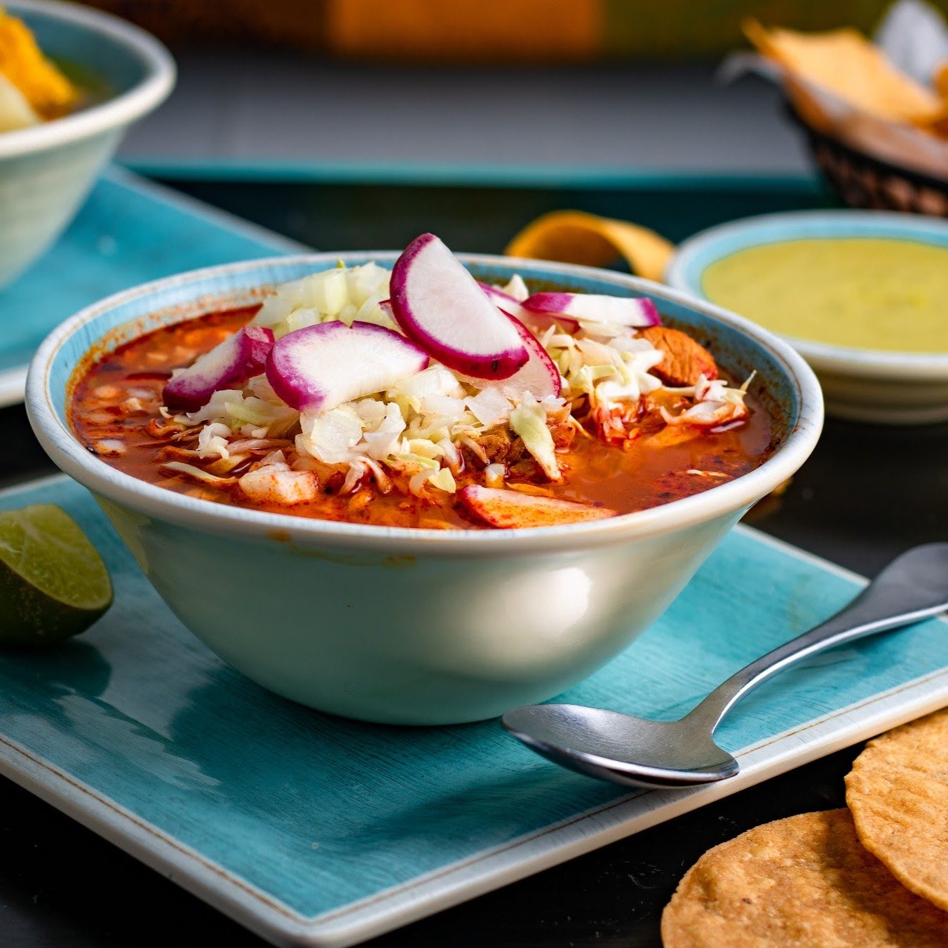 Red Pork Pozole 32oz / Pozole Rojo Puerco 32oz.
