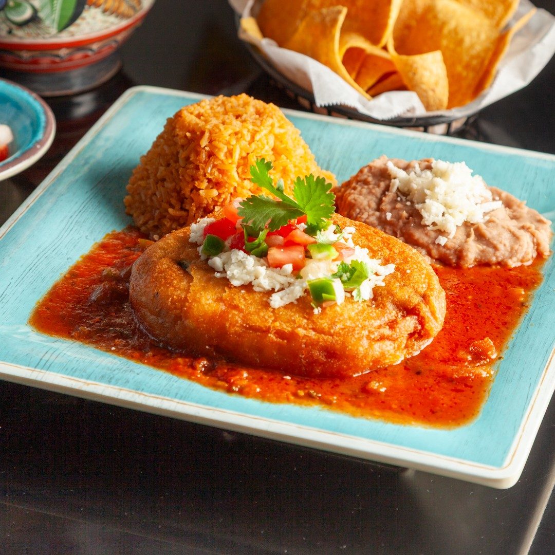 P. Cheese Stuffed Chile / Chile Relleno de Queso.