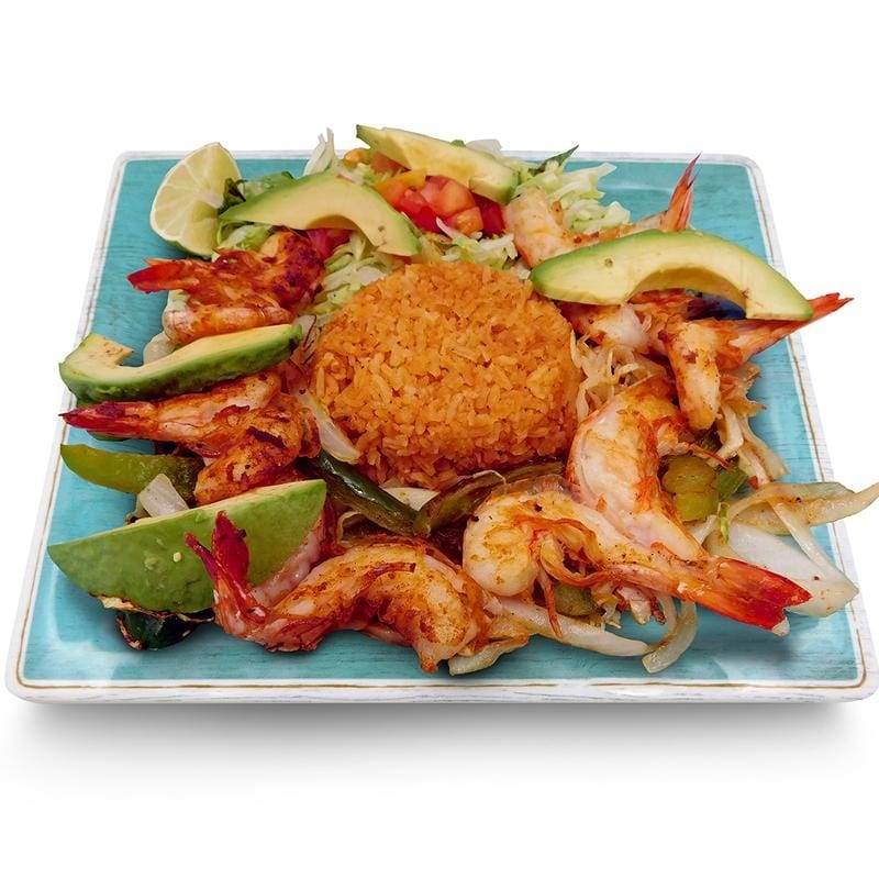 P. Grilled Shrimp / Camarones a la Plancha.