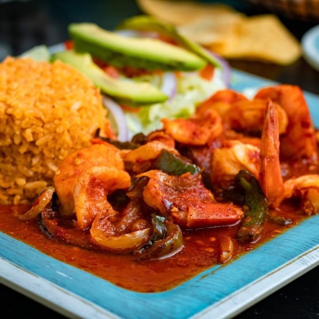 P. Shrimp Diabla / Camarones Diabla.