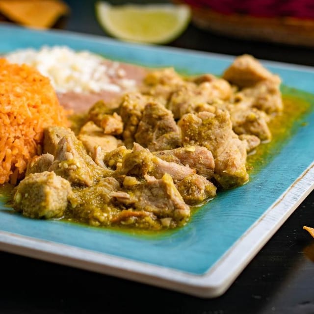 P. Pork in Green Salsa / Puerco en Salsa Verde.