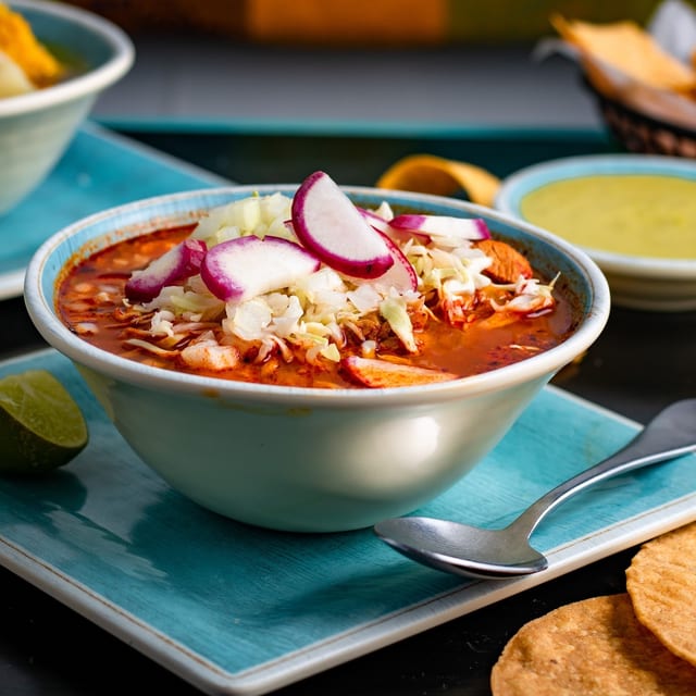 Red Pork Pozole 64oz / Pozole Rojo Puerco 64oz.