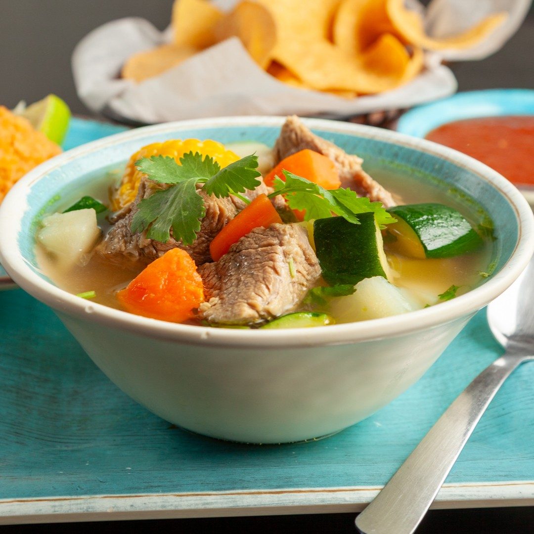 Large Beef Soup / Caldo de Res Grande.