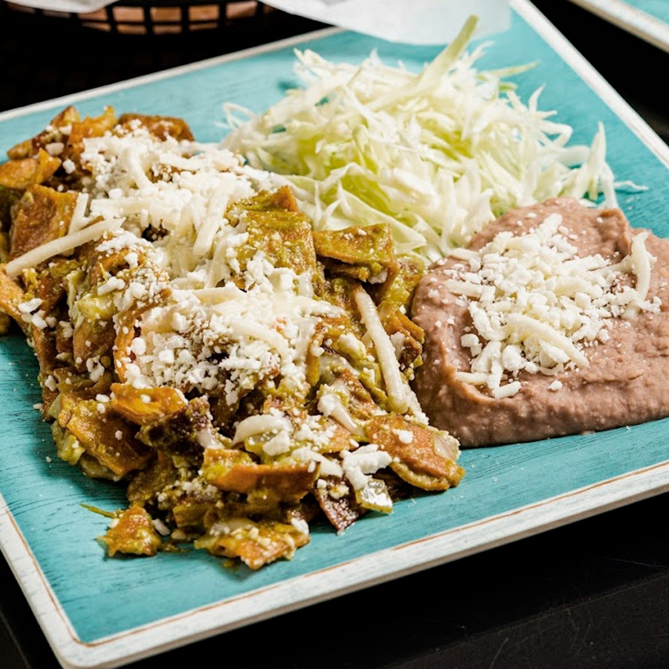 P. Green Chilaquiles / Chilaquiles Verdes.